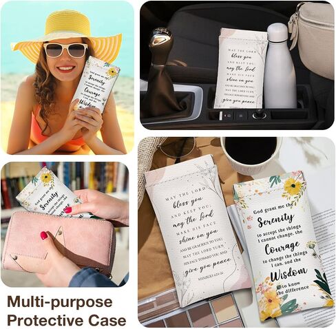 Eyeglasses Sunglasses Case PU Soft Squeeze Top Glasses Pouch for Women Men,Floral Pattern Portable Anti Scratch in Saudi Arabia