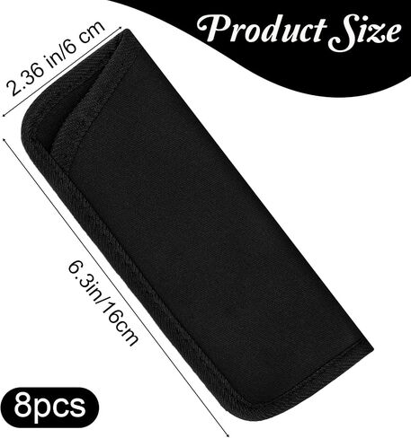 8 Pack Eyeglass Case Soft, Eyeglass Case Fabric Spectacle Pouch, Black Sunglasses Protective Glasses Cases for travel in Saudi Arabia
