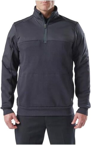5.11 Tactical Stay Dry Job Shirt 2.0 Quarter Zip Pull Over, Style 72537, Fire Navy in Saudi Arabia