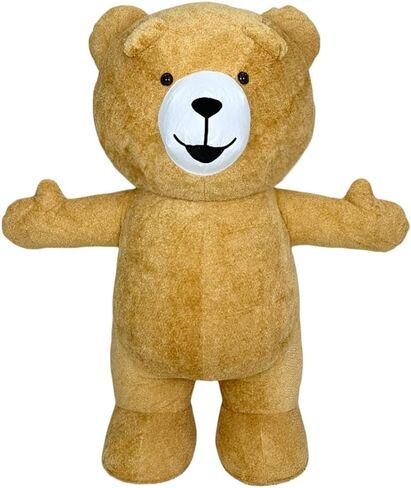 Giant inflatable Bear Costume Blow up Bear Plush Mascot Costume Carnival Halloween Xmas Adult Costume in Saudi Arabia