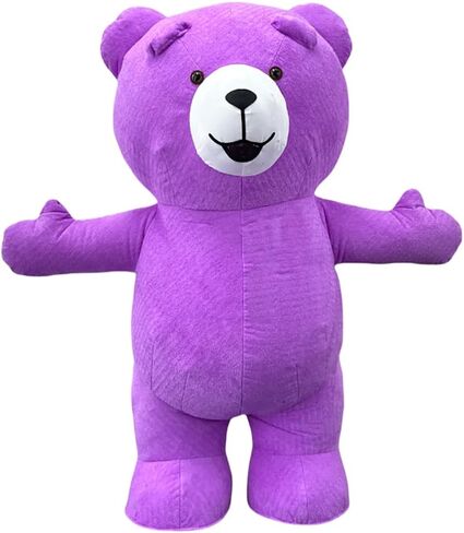 Giant inflatable Bear Costume Blow up Bear Plush Mascot Costume Carnival Halloween Xmas Adult Costume in Saudi Arabia