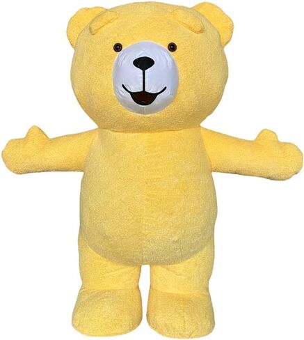 Giant inflatable Bear Costume Blow up Bear Plush Mascot Costume Carnival Halloween Xmas Adult Costume in Saudi Arabia