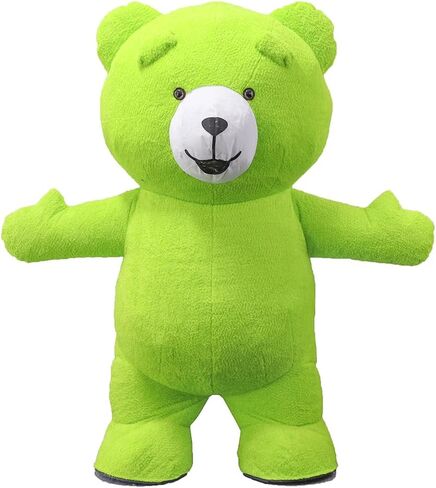Giant inflatable Bear Costume Blow up Bear Plush Mascot Costume Carnival Halloween Xmas Adult Costume in Saudi Arabia