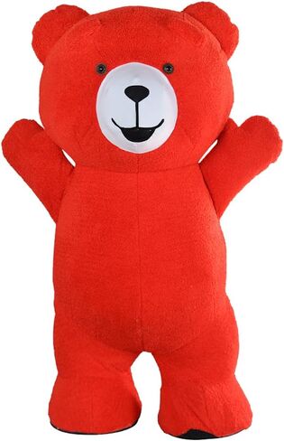 Giant inflatable Bear Costume Blow up Bear Plush Mascot Costume Carnival Halloween Xmas Adult Costume in Saudi Arabia