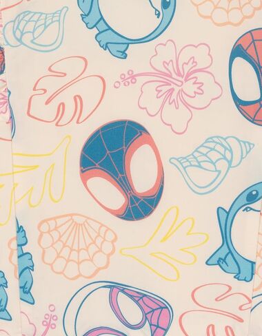 Marvel Spidey and His Amazing Friends Girls Poplin Tank Top & Bubble Skort Outfit Set Toddler to Little Kid Sizes (2T - 7-8) in Kuwait