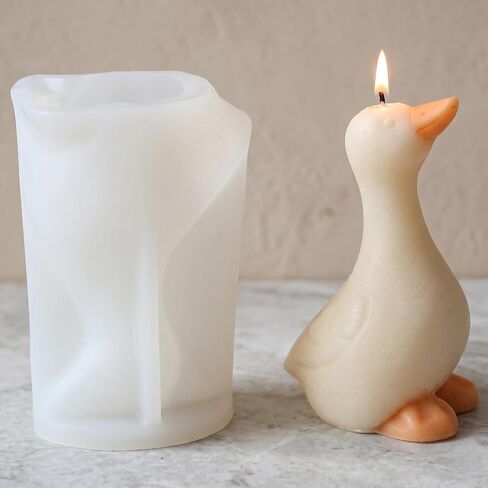 Duck Candle Mold Duck Silicone Candle Molds for Candles Making Resin Casting Aromatherapy Candles Handmade Wax Home Decor in Saudi Arabia