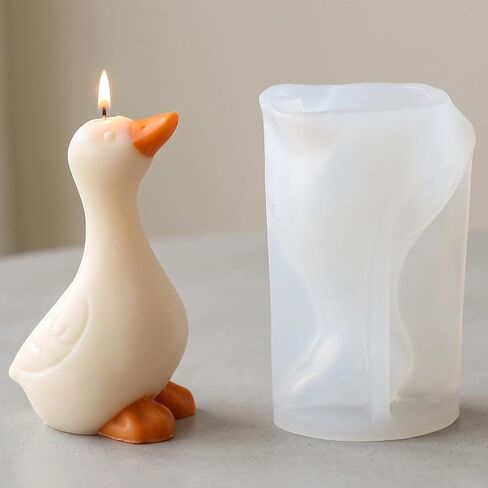 Duck Candle Mold Duck Silicone Candle Molds for Candles Making Resin Casting Aromatherapy Candles Handmade Wax Home Decor in Saudi Arabia