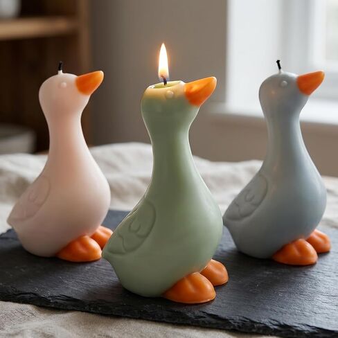 Duck Candle Mold Duck Silicone Candle Molds for Candles Making Resin Casting Aromatherapy Candles Handmade Wax Home Decor in Saudi Arabia