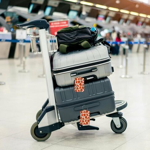 2 Pack Luggage Tags for Suitcases Travel Bag with Name Label Stainless Loop in Saudi Arabia