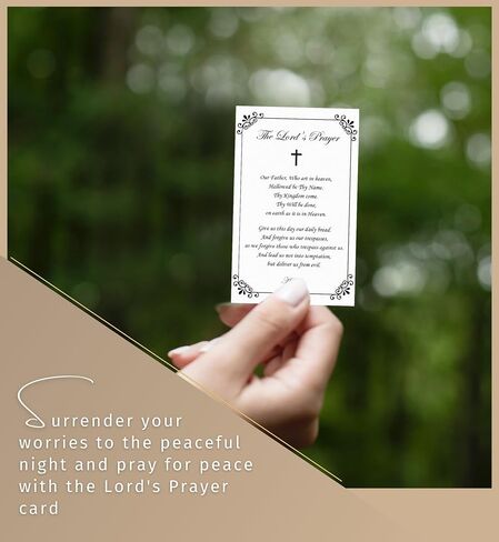 Trendzeen Saint Peregrine Rosary - One Decade St Peregrine Rosary Beads, Laminated St Peregrine Prayer Card, The Lord's Prayer Card - St Peregrine Patron Saint of Cancer Patients Themed Set - 3 Items in Kuwait