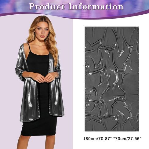 E-Clover Sparkly Shawl Wraps for Women Evening Dresses Wedding Bridal Rave Party Silky Scarf Formal Cover Up Bridesmaid Gifts in Kuwait