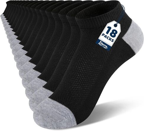 18 Pairs Kid Socks, Ankle Low Cut Socks 7-10 Years, athletic Thin Breathable Mesh for Boys Girls in Saudi Arabia