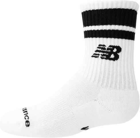 New Balance Kids' Organic Cotton Mid-Crew Socks - 3 Pairs - Arch Support in Kuwait
