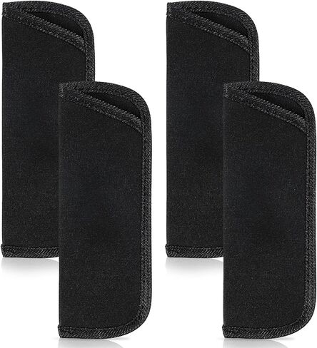 4 Pack Soft Eyeglass Case, 6.14x2.36Inch Slip in Opening Design Protective Glasses Pouch, Easy to Carry Travel Holder for Eyeglasses Sunglasses, Eye Glass Storage in Kuwait