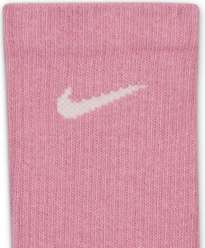 Nike Everyday Plus Cushioned Sock 3-Pack - Pink/White/Brown in Kuwait
