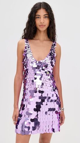 L'AGENCE Women's Andie Mini Paillette Dress in Kuwait
