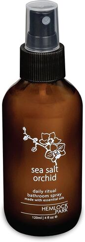 Hemlock Park Hinoki Botanical Mist Room + Linen Spray | 4 oz Glass Bottle | Made in USA in Saudi Arabia