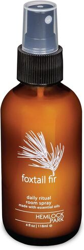 Hemlock Park Hinoki Botanical Mist Room + Linen Spray | 4 oz Glass Bottle | Made in USA in Saudi Arabia
