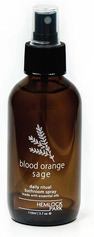 Hemlock Park Hinoki Botanical Mist Room + Linen Spray | 4 oz Glass Bottle | Made in USA in Saudi Arabia