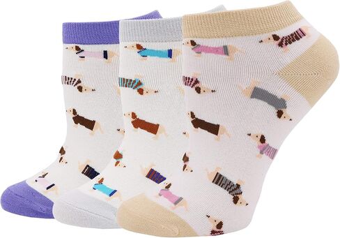 Women's Haute Dachshund Dog Socks Casual Crew Socks Animal Cute Socks Gifts for Women in Saudi Arabia