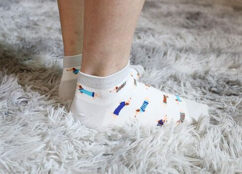Women's Haute Dachshund Dog Socks Casual Crew Socks Animal Cute Socks Gifts for Women in Saudi Arabia