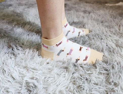 Women's Haute Dachshund Dog Socks Casual Crew Socks Animal Cute Socks Gifts for Women in Saudi Arabia