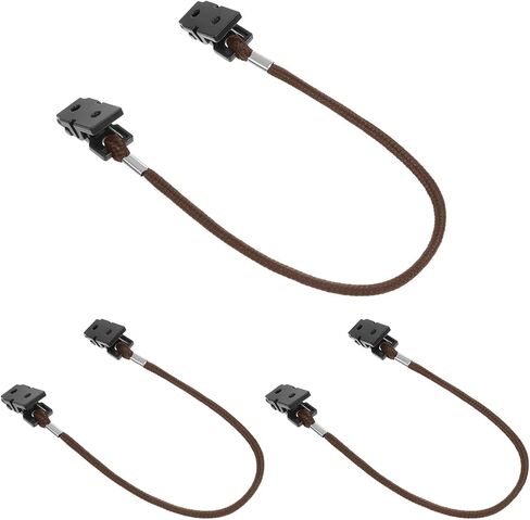3 Pcs Hat Clips for Wind Cap Clip Adjustable Hat Strap Clips Brown Windproof Clip for Travel Sun Hats Baseball Caps Fishing Hats Luggage in Kuwait