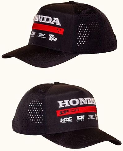 D’cor Visuals Snapback Hat – Compatible with Honda Factory2 Black in Kuwait