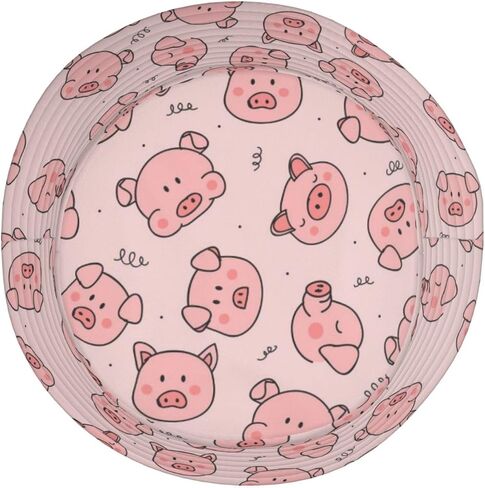 Pink Cute Pig Print Bucket Hat Personalized Wide Brim Packable Sun Hat for Men Women Unisex Outdoor Fishing Beach Hiking in Kuwait