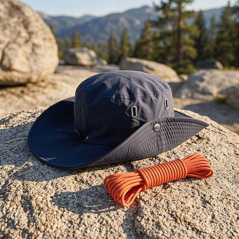 Men's Sun Hat Wide Brim Bucket Hat UV Protection Hat for Mens Womens Beach Safari Gardening UPF 50+ Golf Fishing in Kuwait