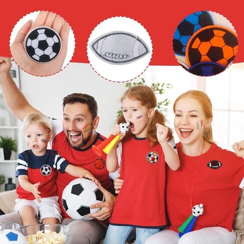 32Pcs Sports Iron on Patches, Basketball Football Soccer Ball Embroidered Patches Sew On/Iron On Applique Repair Patch DIY Crafts for Clothing Jacket Jeans Backpack Hat in Saudi Arabia