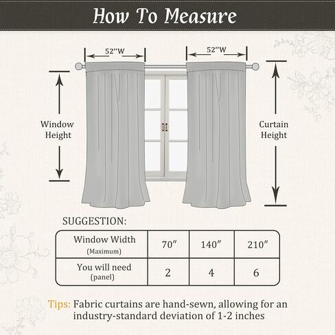 LAMIT Semi Sheer Floral Linen Curtains 84 Inch, Light Filtering Farmhouse Vintage Flower Drapes Back Tab and Rod Pocket Patterned Panels for Bedroom/Living Room, 2 Panels, 52 x 84 Inch,Black in Saudi Arabia