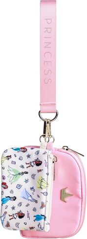 Disney Princess All-Over Character Print 2-Piece Women's Coin Purse & Wristlet in Kuwait