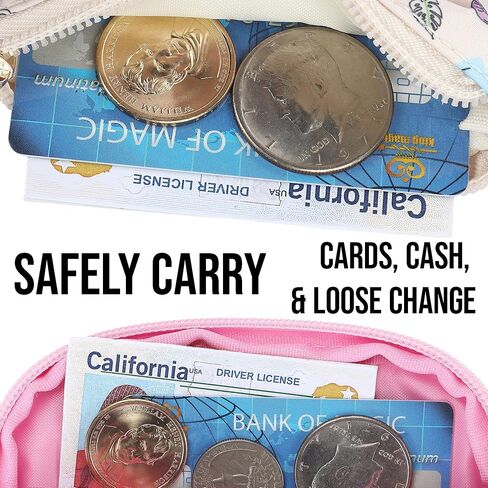 Disney Princess All-Over Character Print 2-Piece Women's Coin Purse & Wristlet in Kuwait