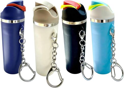 Mini Owala Water Bottle Keychain,Cute Chapstick Holder Key Chain Charms Backpack for Women Man Girls in Saudi Arabia