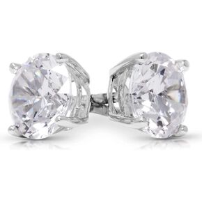 14k Gold GRA Moissanite & IGI Lab Grown Diamond Earrings for Women & Men, Stud & Drop Leverback Styles, VVS1 D Color - Luxury Gift Box Included in Saudi Arabia