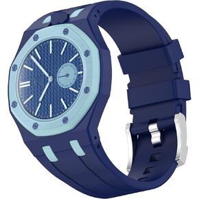 سوار ساعة سيليكون مخصص لساعة الجيب Swatch AP Royal Pop، حزام معصم قابل للتحويل لتوجيه التاج 12 ساعة، حزام بديل مقاوم للماء in Kuwait
