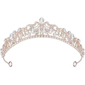 Crystal Crown Tiara for Women – Tiaras for Women with Rhinestones – Crown for Wedding Bridal, Party Crown Bride in Kuwait