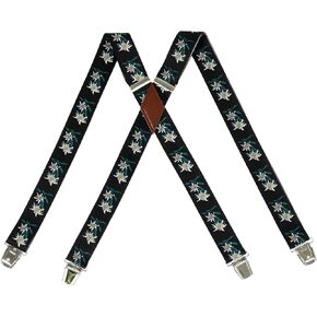 Suspenders for Men 1.4'' Wide Strong Clips Adjustable Fit Elastic Braces for Jeans men Work,Casual Formal in Saudi Arabia