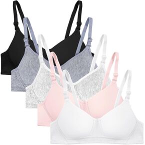 Phennie's Girls Training Bras Teens Sports Bras for Kids 8-10,10-12,12-14,14-16 Years Soft Cotton Wireless in Saudi Arabia