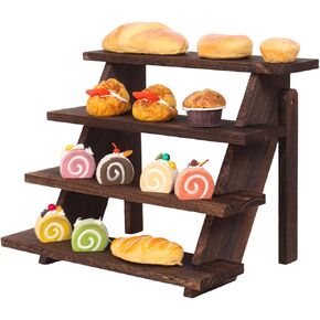 3 Tier wooden Cupcake Stand,Serving Tray, Party Serving Decorative Tray Decor for gathering food trays, farmhouse service trays,tiered tray stand,dessert display set in Saudi Arabia
