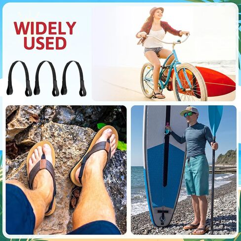 6 Pcs Adjustable Flip Flop Back Straps Removable Sling Ankle Straps for Adults Prosthetics Convert Sandals to Sport for Exercise Fitness Hiking Water Activities Accessories in Kuwait