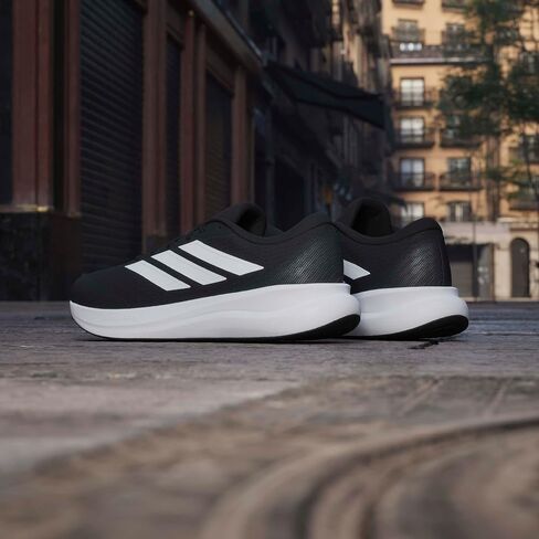 adidas Men's Run Falcon 6, BlackWhiteWhite, 17 in Kuwait
