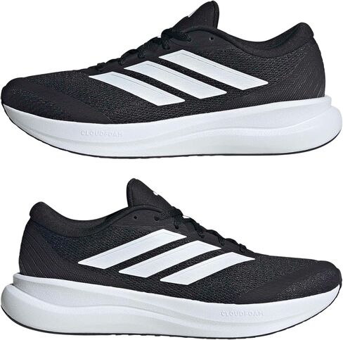 adidas Men's Run Falcon 6, BlackWhiteWhite, 17 in Kuwait