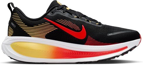حذاء الجري Nike Vomero 18 للرجال (أسود/قرمزي فاتح/ذهبي توباز/قرمزي ساطع) in Kuwait