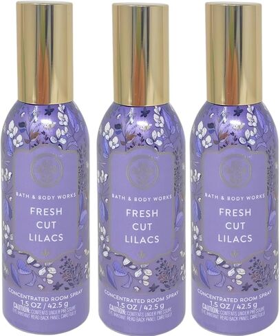 Bath and Body Works Fresh Cut Lilacs Room Spray - Pack of 3 in Kuwait