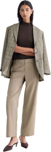 Everlane Women's Straight-Leg Trouser in Tailor Twill | RWS Stretch Wool Blend Floor-Length Dress Pant in Kuwait