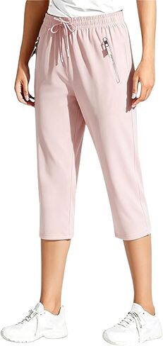 Comfys fit Capri Pants for Women Over 50,StretchActive - Women's Ultra Stretch Ice Silk Comfort Capri Pants in Saudi Arabia