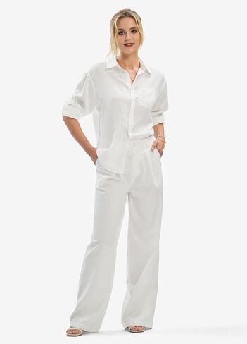 Willit Women's Linen Shirts Button Down Shirts Long Sleeve Beach Casual Summer Tops for Women Loose Fit Blouses in Kuwait