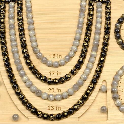 NOAVAOL Bead Boards for Jewelry Making, Combi Bamboo Beading Board for Jewelry Bracelet Making, Beading Trays Jewelry Design Mats for Bracelet, DIY Design Bamboo Jewelry Making Supplies in Saudi Arabia